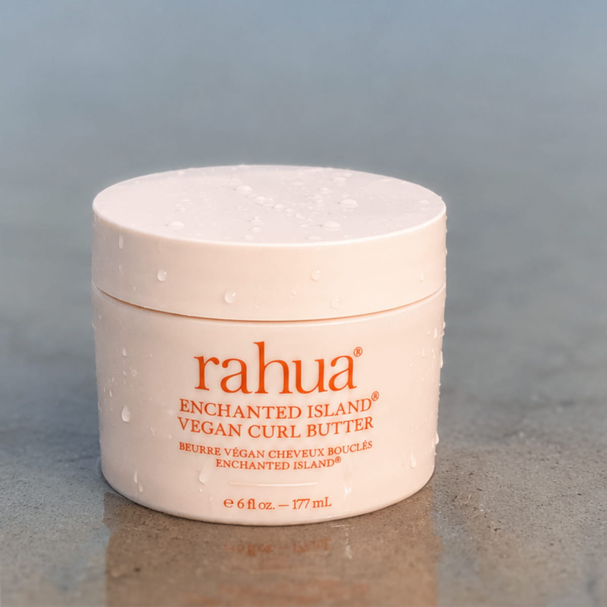 Lifestyle shot of Rahua by Amazon Beauty Enchanted Island Vegan Curl Butter (177 ml) 