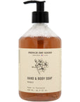 French Dry Goods Hand & Body Soap – Monoi (500 ml) 