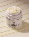 Odacite Edelweiss Extreme™ Intense Repair Eye Cream- Overhead shot of product with lid off