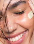 Close up of model applying Odacite Edelweiss Extreme™ Intense Repair Eye Cream
