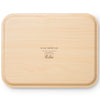 Rifle Paper Co. Hawthorne Bent Plywood Large Rectangle Tray - Back of product shown