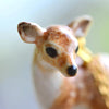 Camp Hollow Newborn Fawn Necklace - Closeup of product