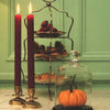 Trudon Bright Red Royale 11" Taper Candles - Candles shown displayed in holders