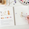 Emily Lex Studio Animals Watercolor Workbook - Product shown open
