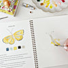 Emily Lex Studio Animals Watercolor Workbook - Page with butterfly shown