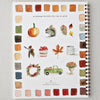 Emily Lex Studio Autumn Watercolor Workbook (1 pc) - backside of product shown