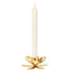 Trudon Gold Plated Flower Candlestick Holder