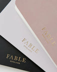 Fable England A Night's Tale Woodland Notebook Set - Closeup of logo on back of set