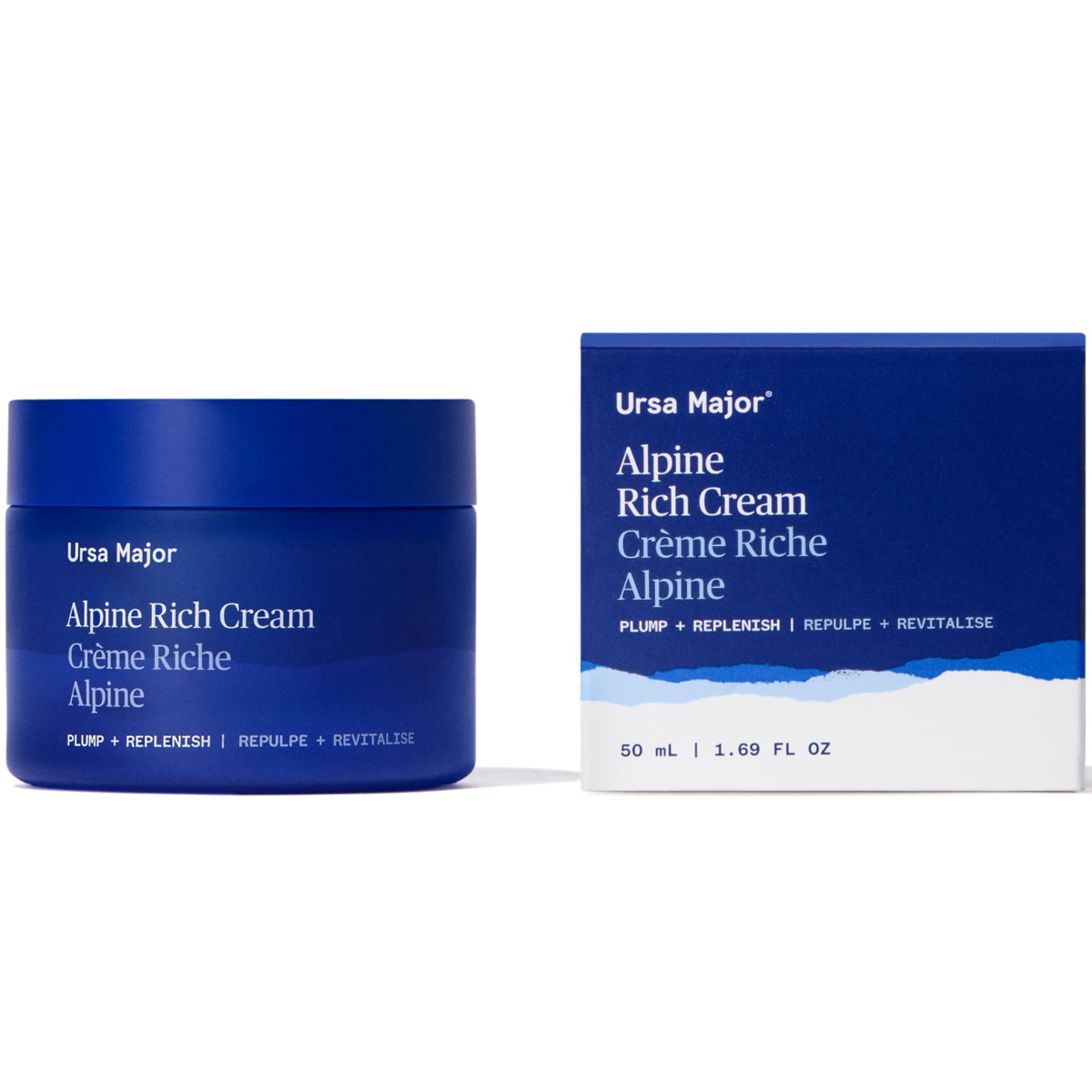 Ursa Major Alpine Rich Cream (50 ml) - product shown with packaging. 
