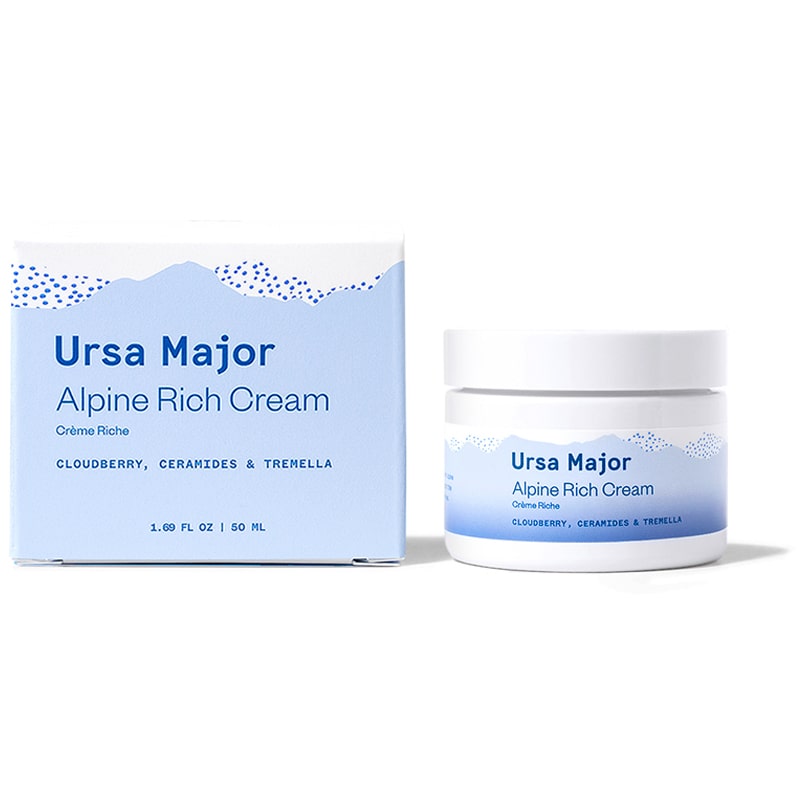 Ursa Major Alpine Rich Cream - Product shown next to box