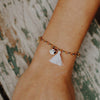 Nach Cat Multicolor Charm Bracelet (1 pc) - product shown modeled on wrist. 