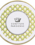 Confiture Parisienne Pistachio Spread - top view of lid