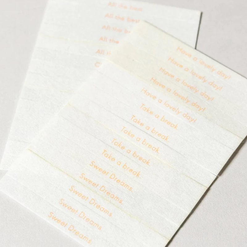 Kunjudo Washi Paper Incense Strips - Elegant Agarwood - incense paper strip sheets