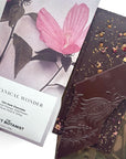 The Quiet Botanist Botanical Wonder Chocolate Bar - Product shown next to packaging