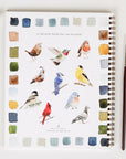 Emily Lex Studio Birds Watercolor Workbook - Back of workbook shown 