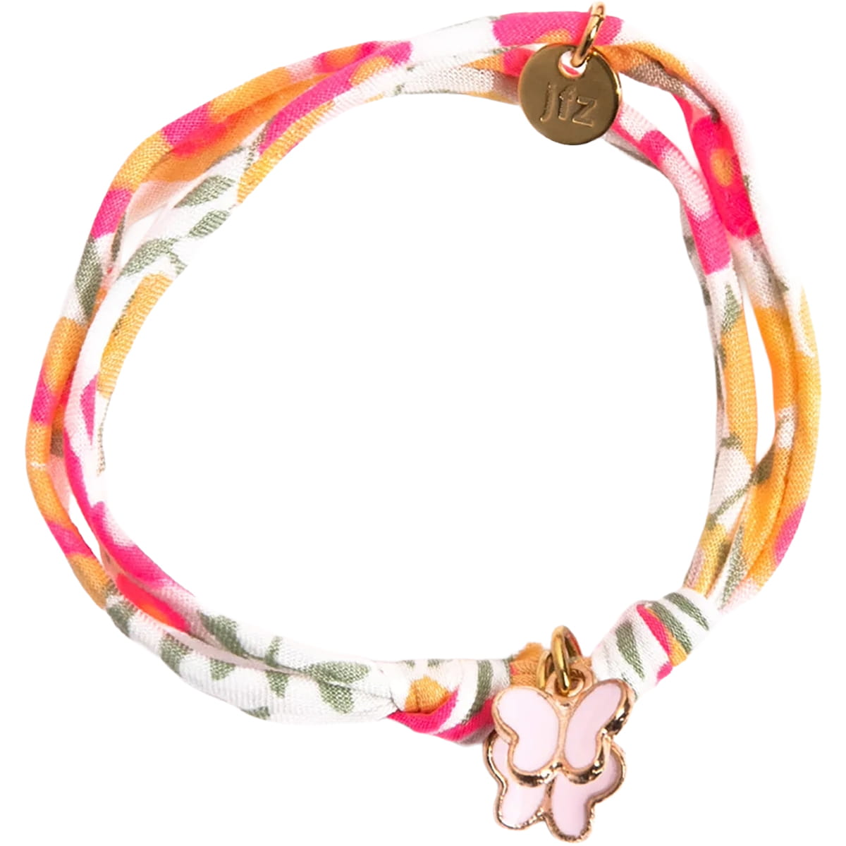 Le Petit Lien de Paris Liberty Double Butterfly Bracelet - Wilshire Lemon Curd (1 pc)