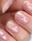Tenoverten Nail Polish - Coney Island - model hand with nail polish on nails