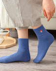 Tites Chaussettes Mushroom socks - model wearing socks