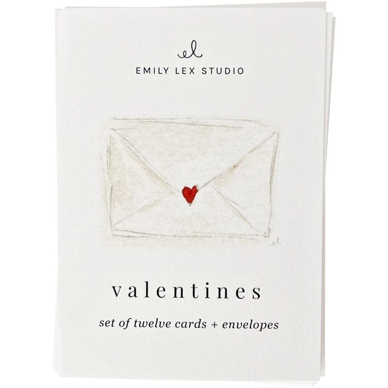 Emily Lex Studio Mini Valentines Day Cards (12 pcs)