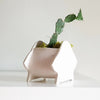 Julie Richard Ceramist Small UFO Ceramic Planter- Side shot of product