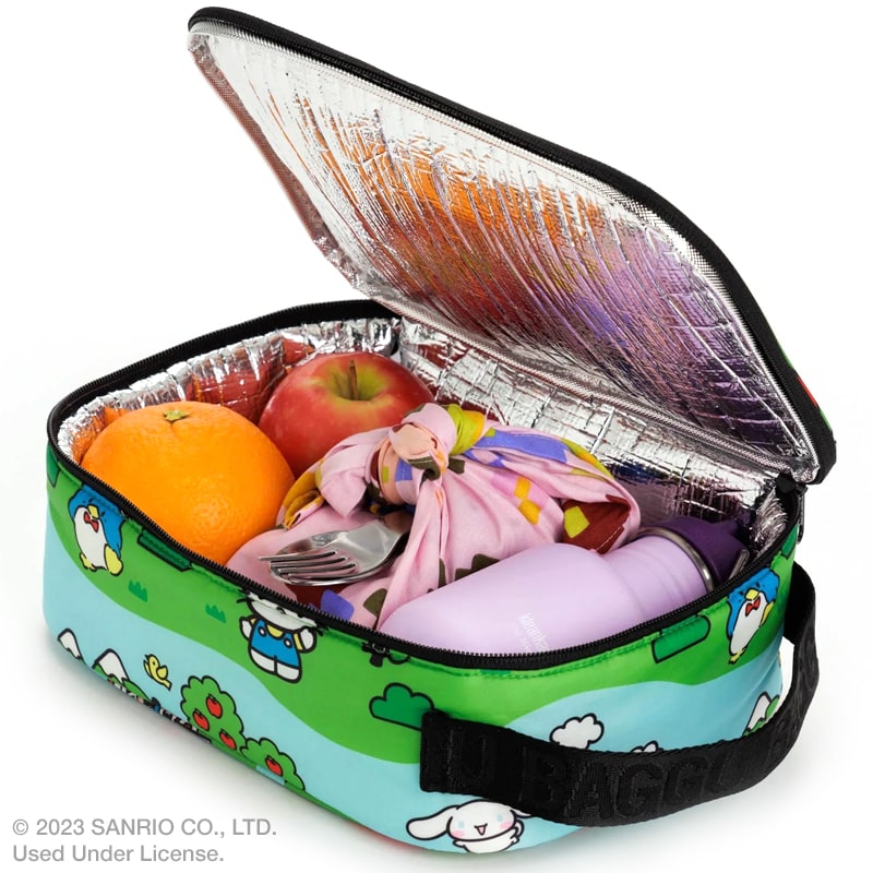 Baggu Lunch Box - Hello Kitty and Friends - Product shown filled