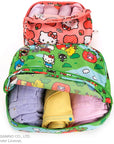 Baggu Packing Cube Set - Hello Kitty and Friends - Product shown filled with clothes