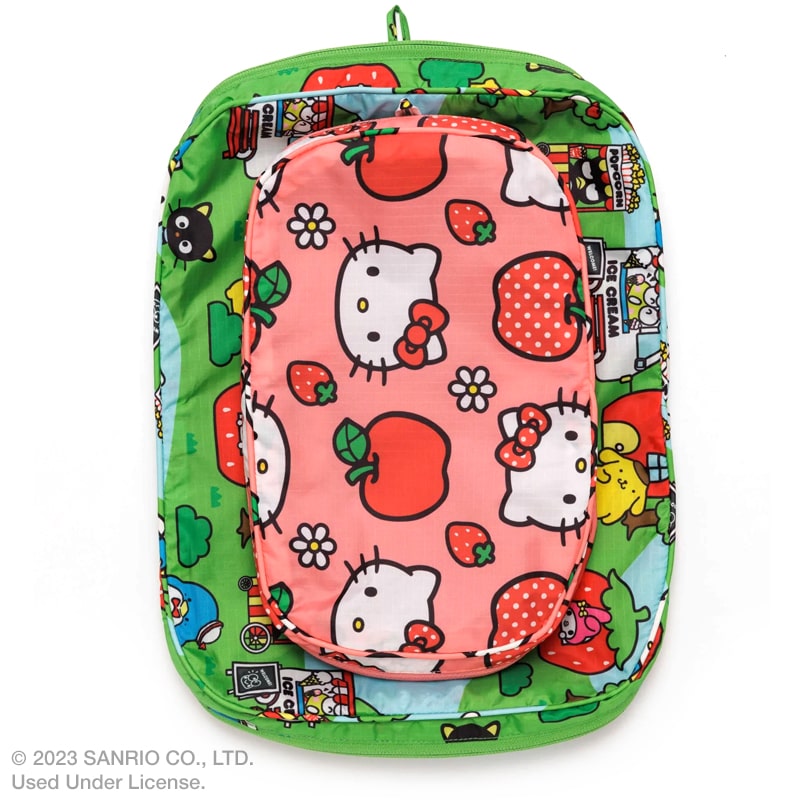 Baggu Packing Cube Set - Hello Kitty and Friends Success - Overhead shot of products laid on top of each other