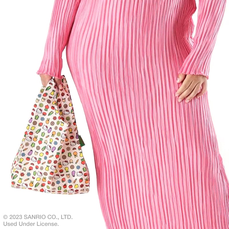 Baggu Baby Reusable Bag - Hello Kitty Icons - Model shown holding product in hand