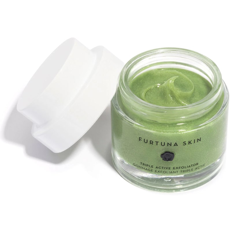 Furtuna Skin Triple Active Exfoliator - Product shown with lid off