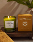 Nopalera Todos Santos Candle - Product shown next to box