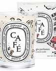 Diptyque Cafe (Coffee) Candle - Product shown next to box
