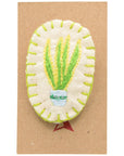 Saturna Outdoor Research Snake Plant Pin - Pin on cardboard backing