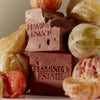 Flamingo Estate Organics Euphoria Soap Brick - Product shown with citrus