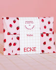 Ecke Fresas Pink Card Holder - Product shown on pink background