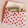 Ecke Fresas Pink Card Holder - Product shown with items inside