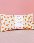 Ecke Naranjas Nude Glasses Case - Product shown on pink background
