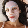 Ametta Skin Anti-Aging Collagen Mask - model shown wearing product on face