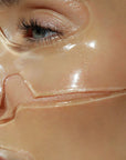 Ametta Skin Care Brightening Collagen Mask - Closeup of model with product applied