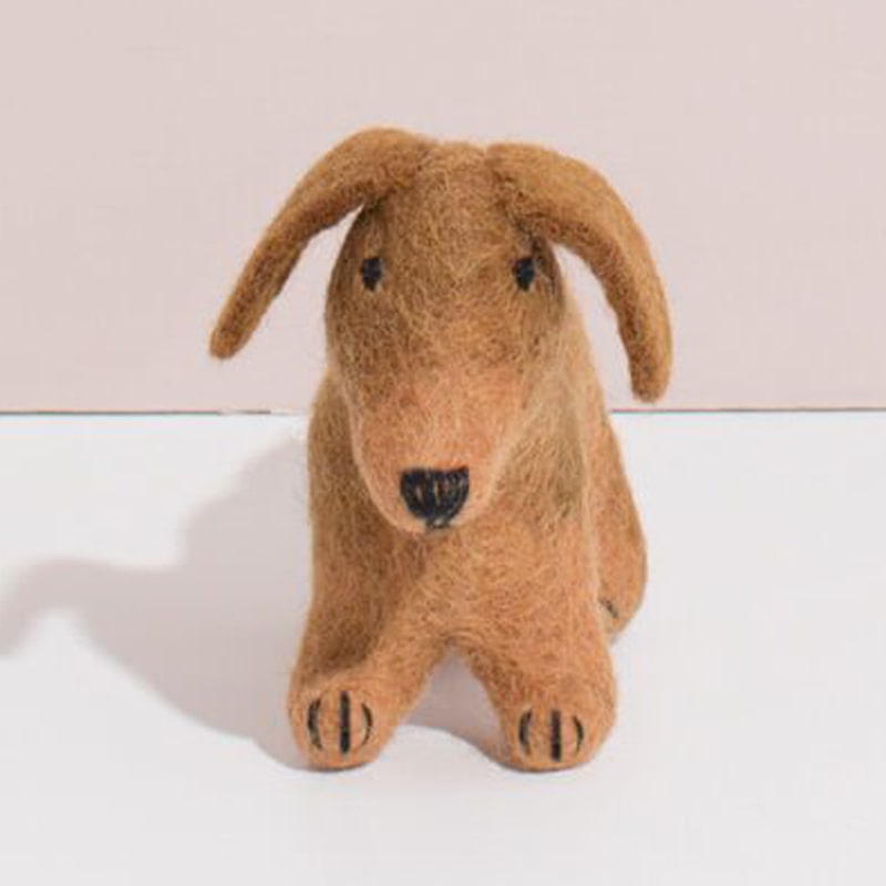 Mulxiply Hand Felted Dachshund - Front of product shown