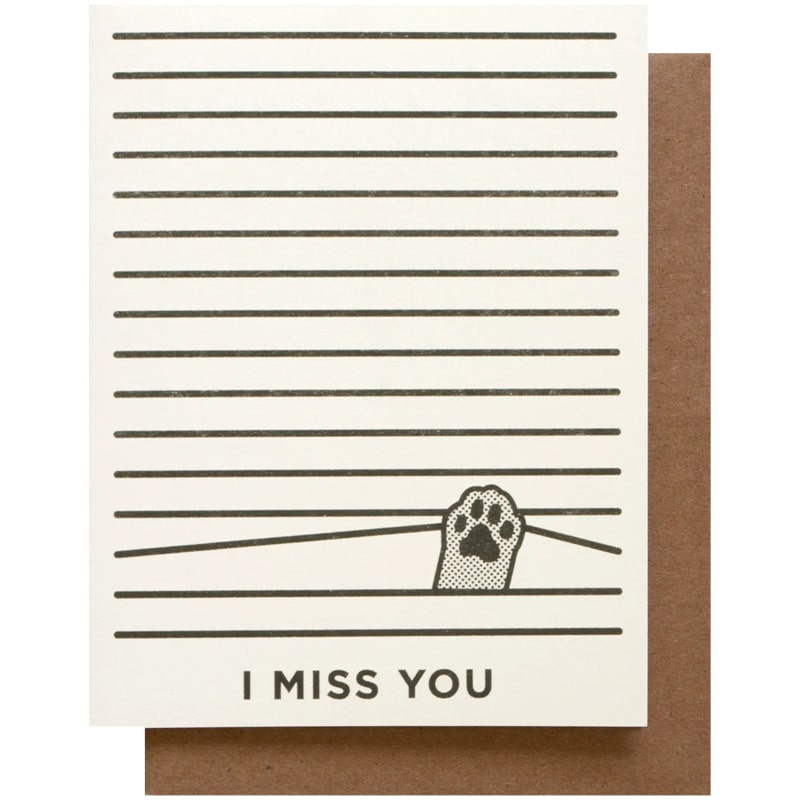 Smarty Pants Paper I Miss You Greeting Card