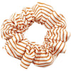 Copper Striped Scrunchie