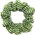Green Striped Scrunchie