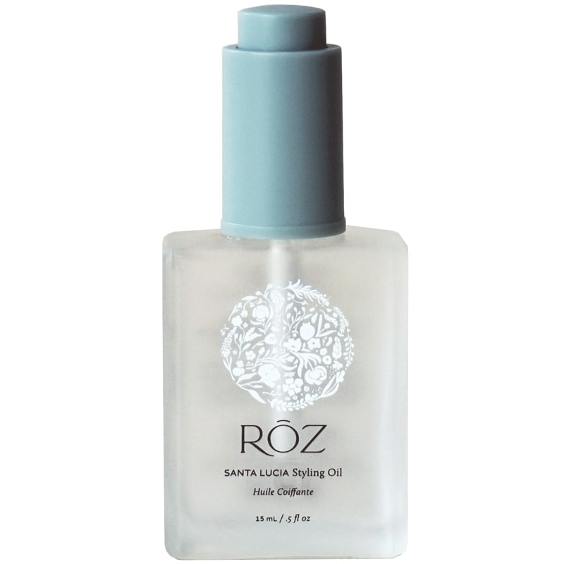 Roz Saint Lucia Styling Oil (15 ml Travel) - Product shown on white background