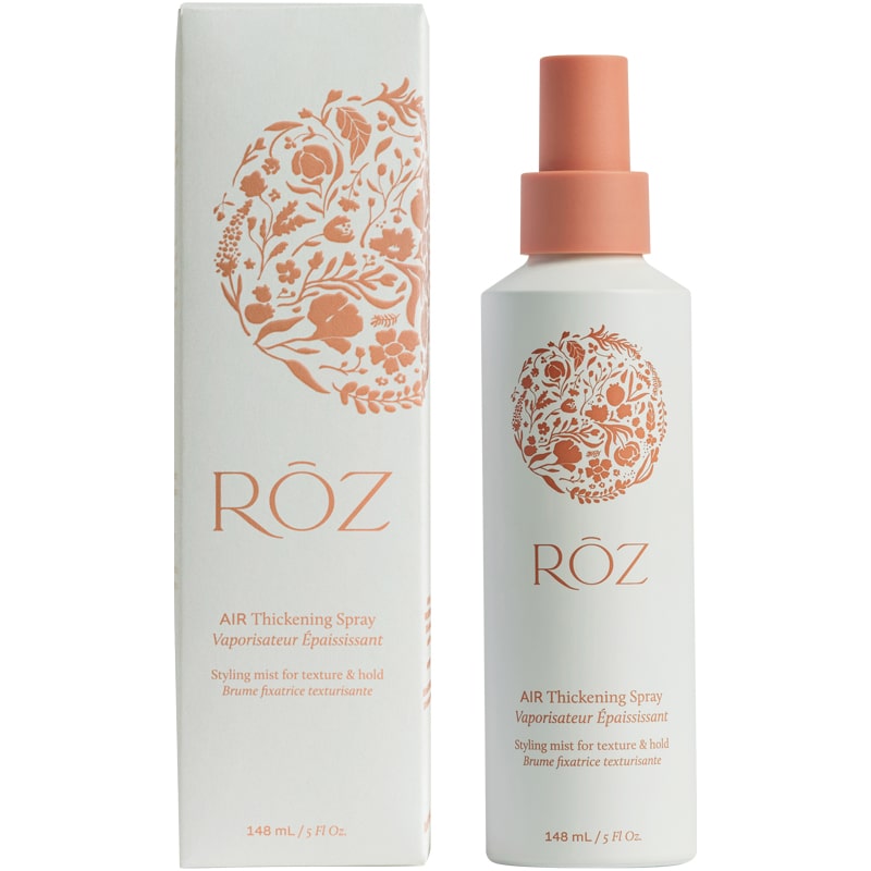 Roz Air Thickening Spray - Product shown next to box