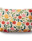 Rifle Paper Co. Roses Zippered Pouch Set - Large  bag shown on white backgroun