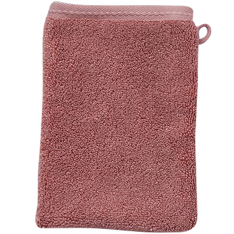 Sylvie Thiriez Velvety Pink Washcloth Glove