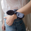 Bachca Paris Chouchou Knot Cotton Gauze - product shown on models wrist