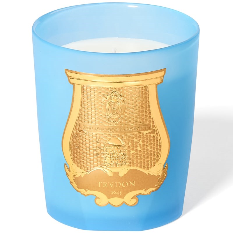 Trudon Versailles Candle (9.5 oz) - Closeup of product emblem
