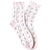 Pastel Floral Casual Socks - Pink