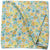 Tropical Floral Cotton Scarf - Mint/Yellow